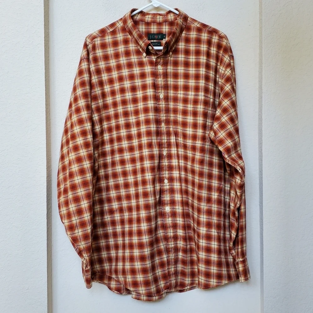 J. Crew Vintage Casual Button Down Shirt. Size XL